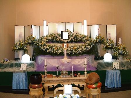 調布市の藤沢市斎場での葬儀実施例