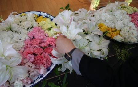 調布市の京王メモリアル調布(旧　セレモニアル調布) 無宗教【花の家族葬】での葬儀実施例