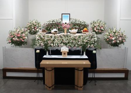 小金井市の玉川斎場での葬儀実施例