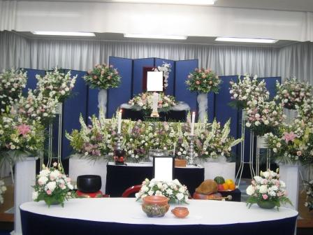 調布市の威徳院　明月会館【仏式(曹洞宗)　家族葬】での葬儀実施例