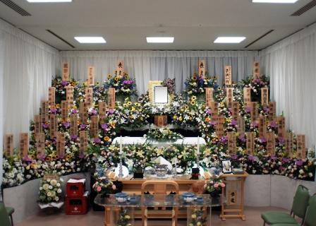 調布市の堀ノ内斎場での葬儀実施例