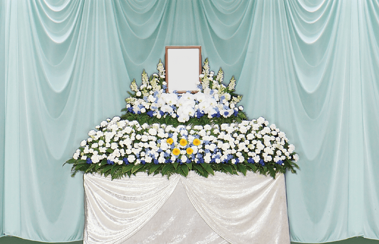 葬儀・葬送花の家族葬プラン1