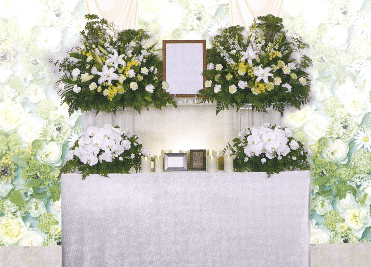 家族葬用花祭壇9
