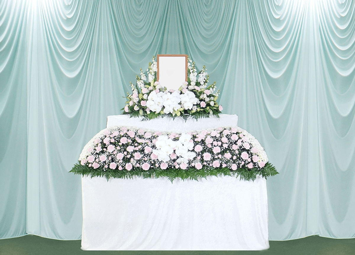家族葬用花祭壇10