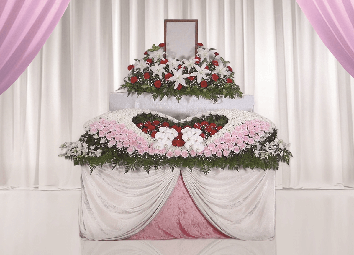 家族葬用花祭壇11