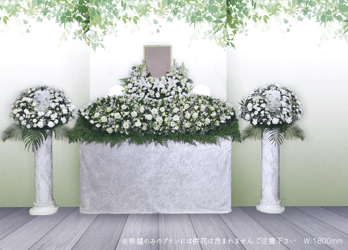 家族葬用花祭壇15