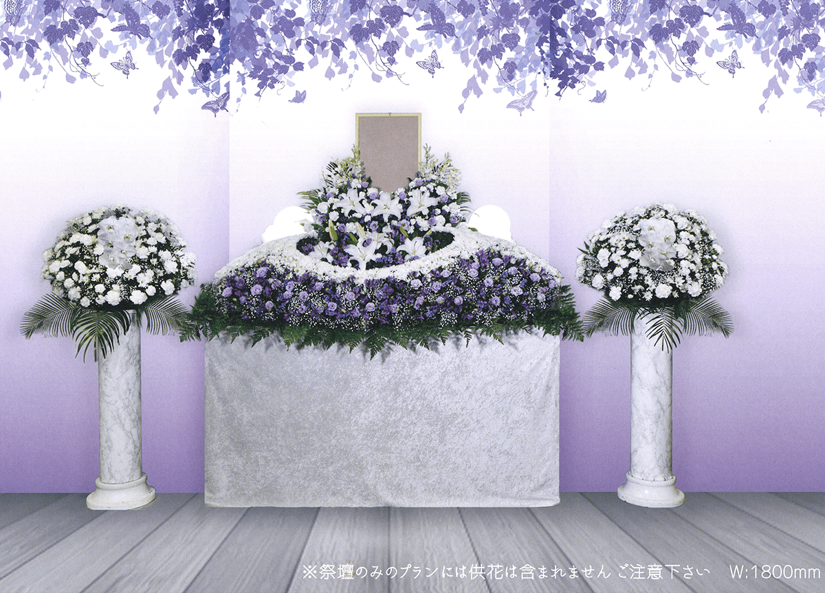 家族葬用花祭壇13