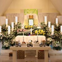 かわさき北部斎苑第二式場：花祭壇