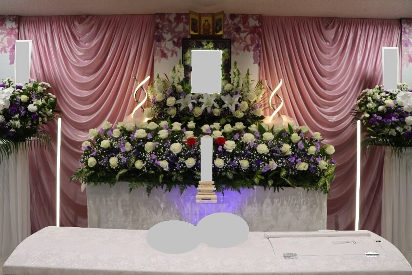 南多摩斎場第一式場：花祭壇