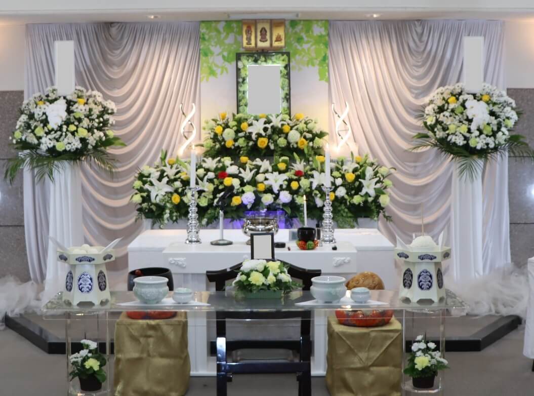 南多摩斎場第三式場：花祭壇