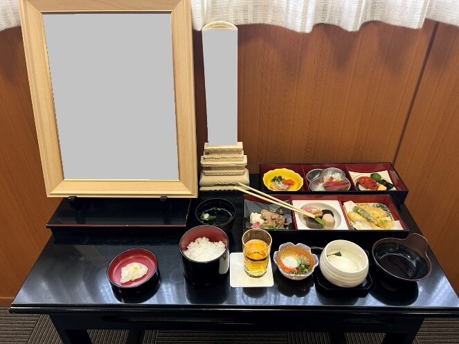 南多摩斎場第二式場：陰膳