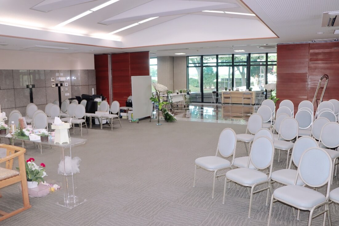 南多摩斎場：式場内