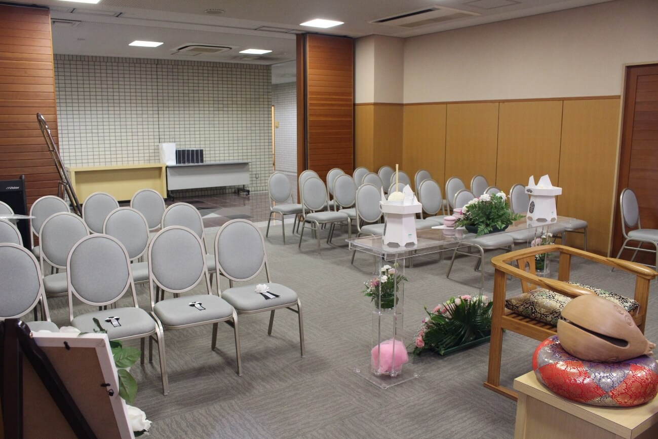 南多摩斎場：式場内