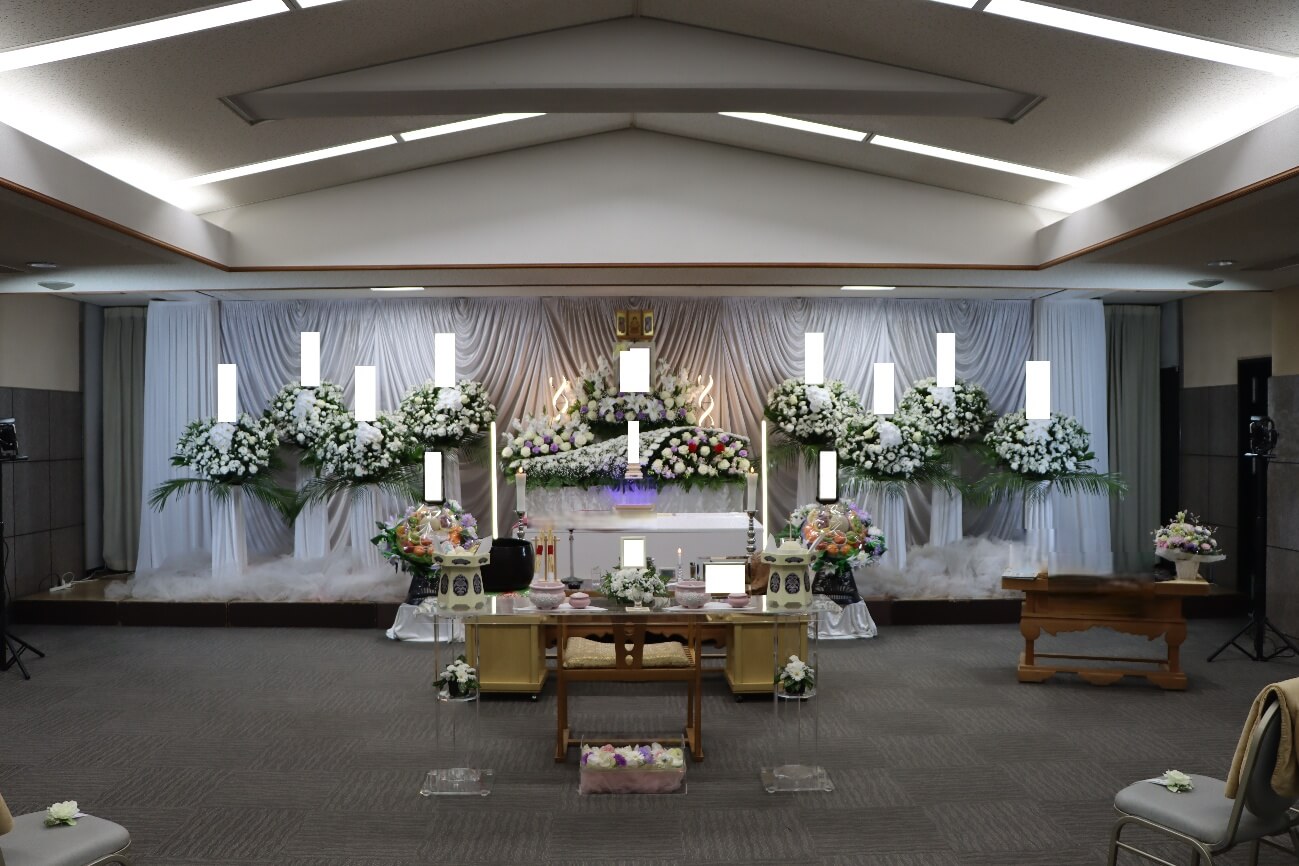 南多摩斎場：花祭壇