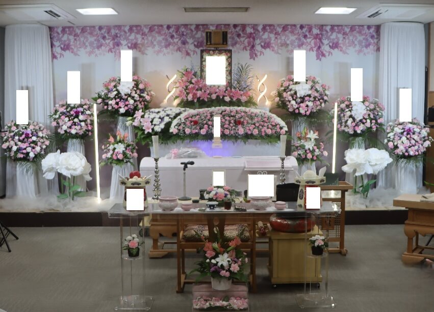 南多摩斎場：花祭壇