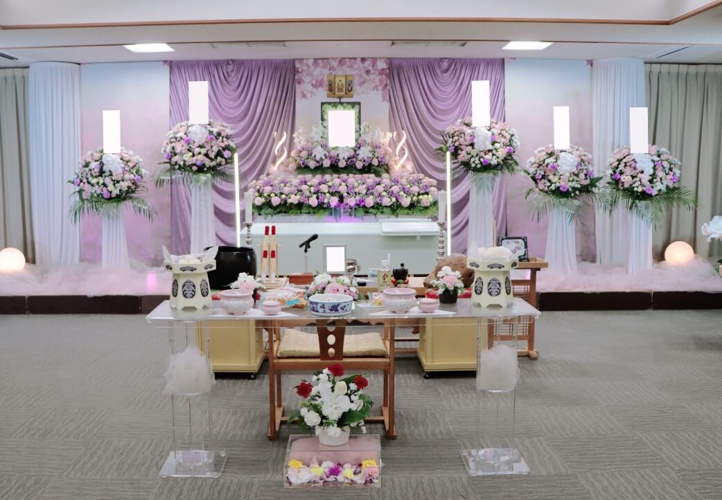 南多摩斎場：花祭壇