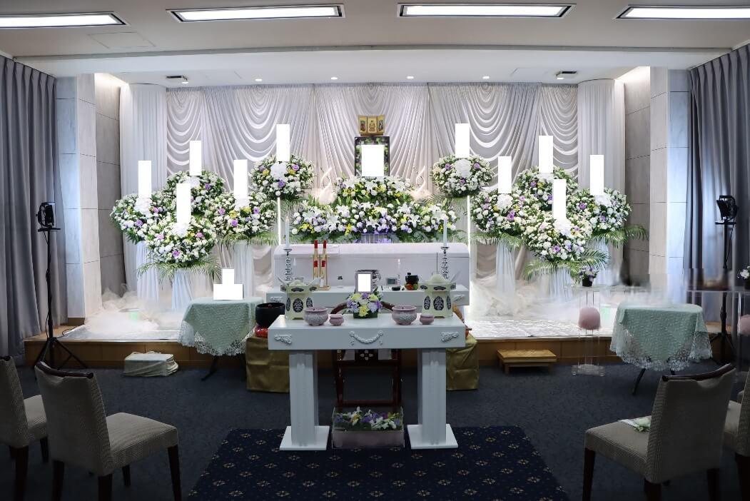 多磨葬祭場思親殿:花祭壇