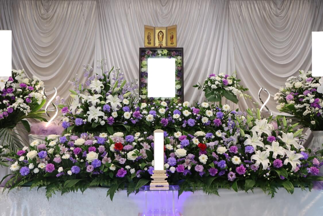 多磨葬祭場思親殿:花祭壇
